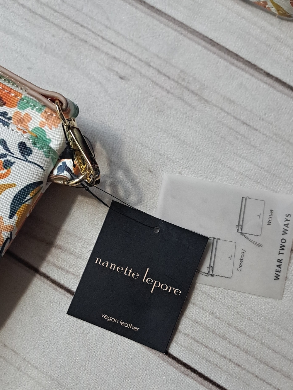 Nanette Lepore Floral Crossbody Wristlet - Picture 2 of 15